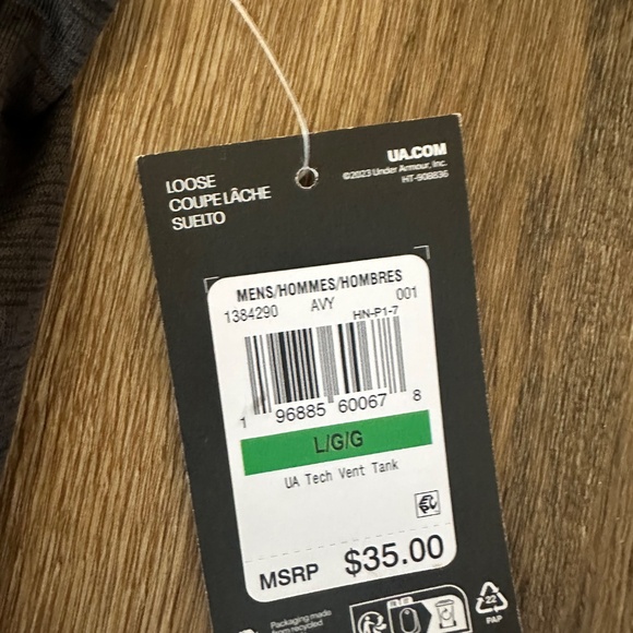 Men’s Under Armor Loose Tank BNWT Large - Picture 4 of 4